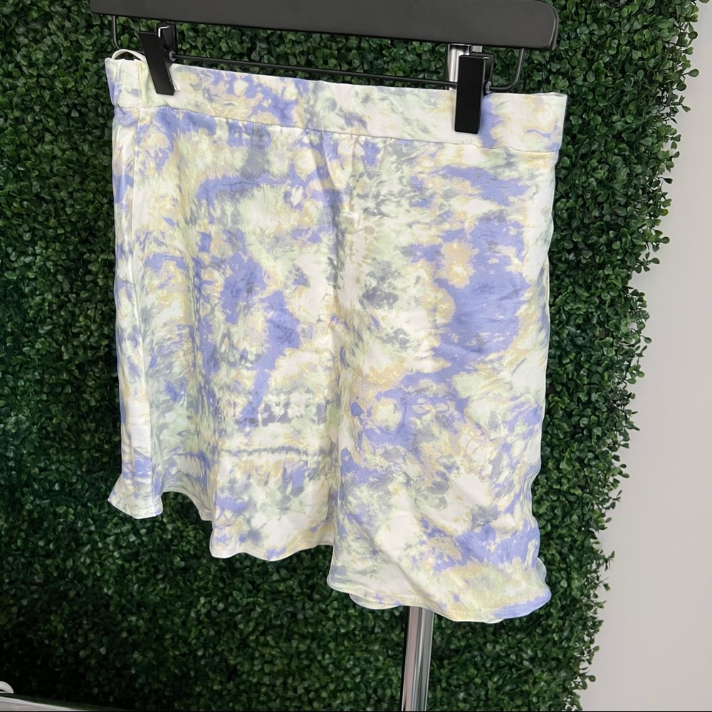 Zara Tie-Dye Pattern Flowy Skirt